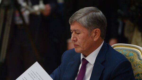 Almazbek Atambayev, presidente de Kirguistán - Sputnik Mundo