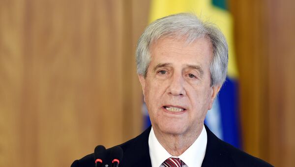 Tabaré Vázquez, presidente de Uruguay (archivo) - Sputnik Mundo