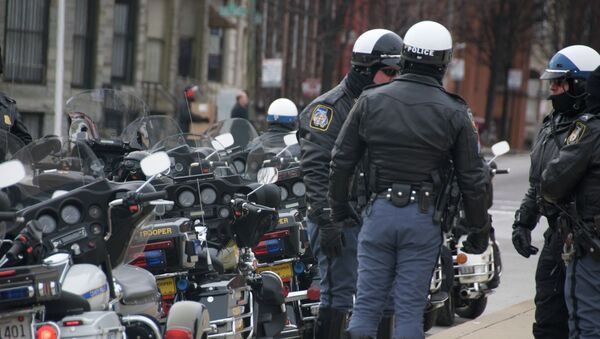 Los agentes de la policía de Baltimore (archivo) - Sputnik Mundo