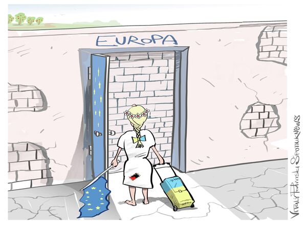Ucrania a las puertas de Europa Ucrania a las puertas de Europa - Sputnik Mundo