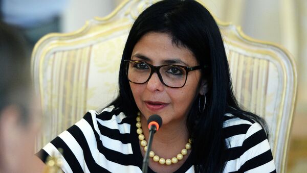 Delcy Rodríguez, ministra de Relaciones Exteriores de Venezuela - Sputnik Mundo