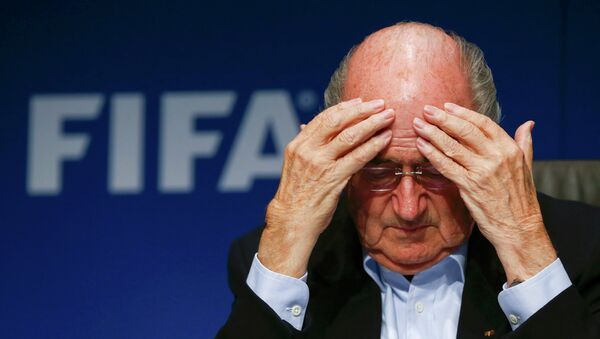 Joseph Blatter, presidente de la FIFA - Sputnik Mundo