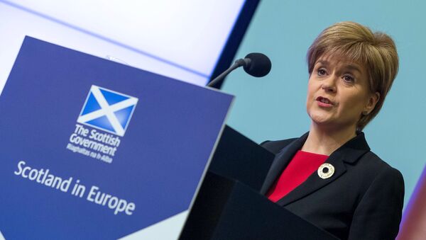 Nicola Sturgeon, ministra principal de Escocia - Sputnik Mundo