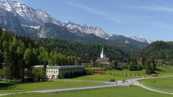 Castillo Schloss Elmau donde se celebrará la Cumbre del G7 - Sputnik Mundo
