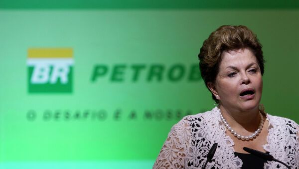 Ceremonia de introducción de nueva presidenta de Petrobras Maria das Gracas Foster, 2012 - Sputnik Mundo