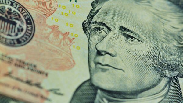 Actualmente el billete de diez dólares lleva la imagen del primer ministro de Finanzas de EEUU, Alexander Hamilton - Sputnik Mundo