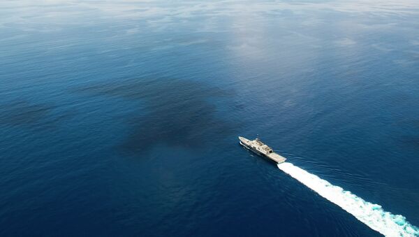 USS Fort Worth en el mar de China Meridional - Sputnik Mundo