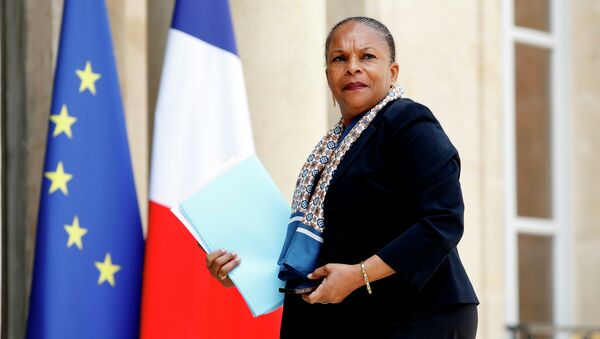 Christiane Taubira, ministra de Justicia de Francia - Sputnik Mundo