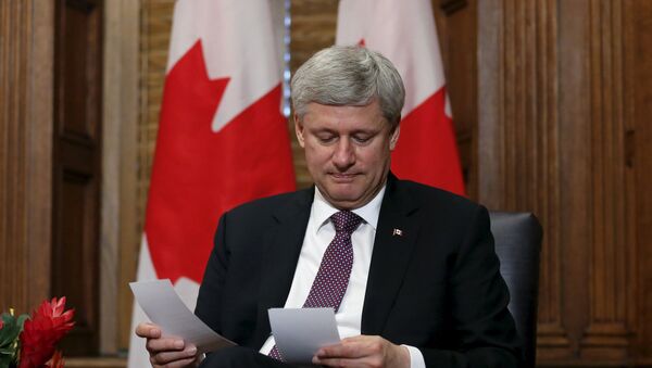 Stephen Harper, el primer ministro de Canadá - Sputnik Mundo