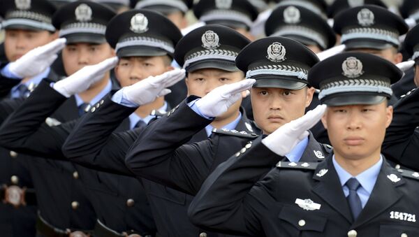 Policía de China en Chenzhou (archivo) - Sputnik Mundo