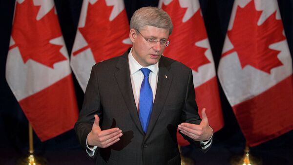 Stephen Harper, primer ministro de Canadá - Sputnik Mundo