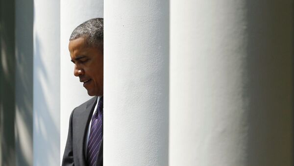 Barack Obama, presidente de EEUU, tras el anuncio de la restauración de las relaciones diplomáticas con Cuba - Sputnik Mundo