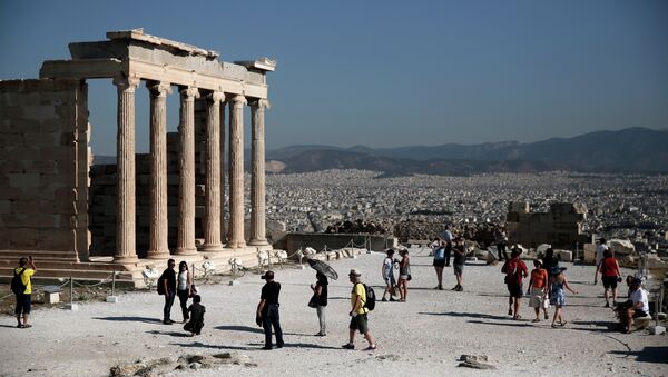 Templo Erecteion en la Acrópolis de Atenas - Sputnik Mundo