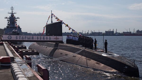 Submarino Stari Oskol en San Petersburgo - Sputnik Mundo