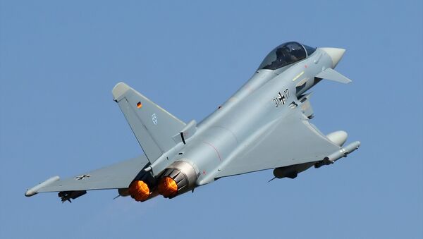 Caza Eurofighter Typhoon de la Fuerza Aérea de Alemania - Sputnik Mundo