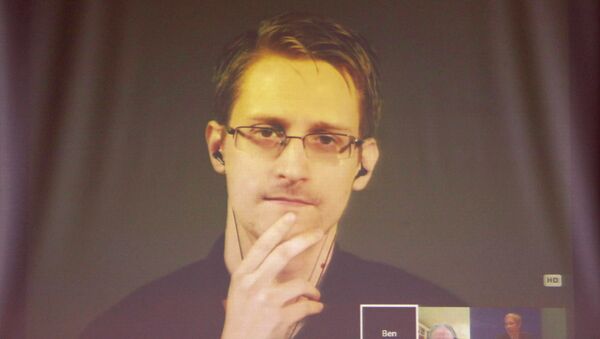 Former U.S. National Security Agency contractor Edward Snowden at the Council of Europe in Strasbourg, France - Sputnik Mundo
