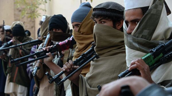 Talibanes afganos (archivo) - Sputnik Mundo
