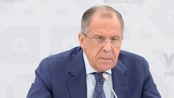 Serguéi Lavrov, ministro de Asuntos Exteriores de Rusia, el 9 de julio, 2015 - Sputnik Mundo