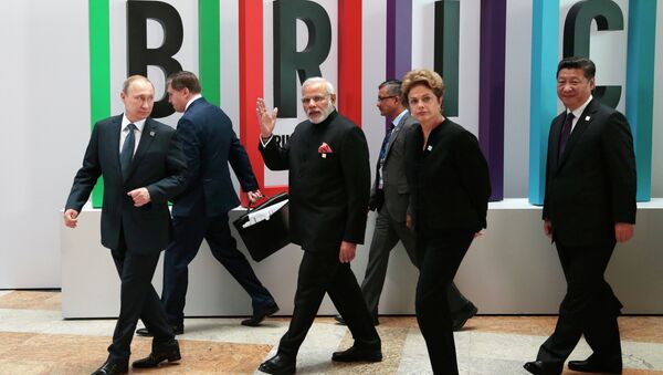 Los líderes del BRICS - Sputnik Mundo