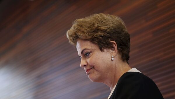 Dilma Rousseff, presidenta de Brasil, en California, EEUU, el 2 de julio, 2015 - Sputnik Mundo