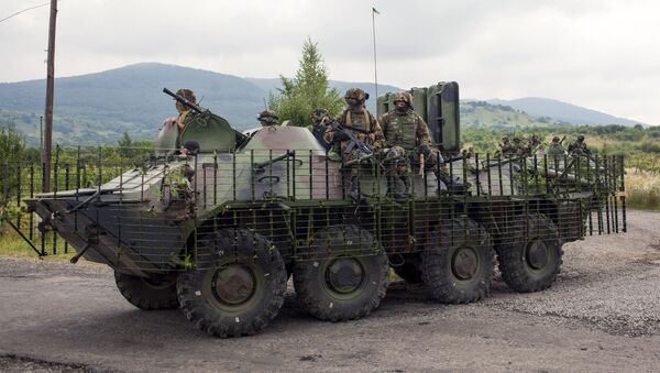 Fuerzas ucranianas cerca de Mukachevo - Sputnik Mundo