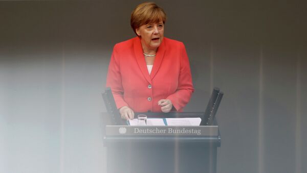 Ángela Merkel, canciller federal de Alemania - Sputnik Mundo