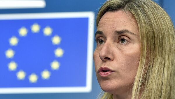 Federica Mogherini, alta representante para Asuntos Exteriores de UE - Sputnik Mundo