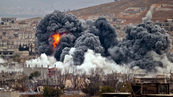 Bombardeos en Siria (Archivo) - Sputnik Mundo