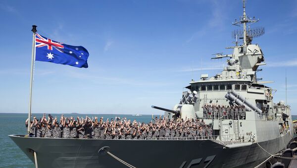 Buque HMAS Perth de Armada Real Australiana - Sputnik Mundo
