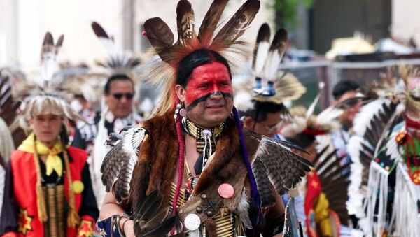 Eddie Two-Clouds, indio apache en el estado de Oklahoma, EEUU (Archivo) - Sputnik Mundo