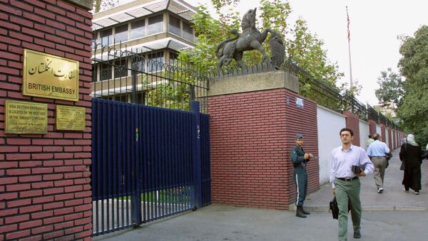 Embajada del Reino Unido en Teherán (archivo) - Sputnik Mundo