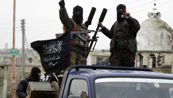 Miembros del Frente al Nusra, filial de Al Qaeda - Sputnik Mundo