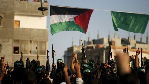 Militantes del movimiento Hamás (archivo) - Sputnik Mundo
