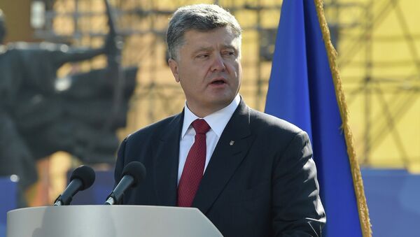 Presidente de Ucrania, Petró Poroshenko - Sputnik Mundo