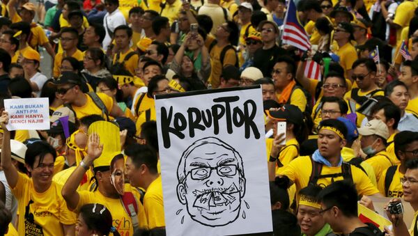 Manifestación de protesta en Kuala Lumpur - Sputnik Mundo