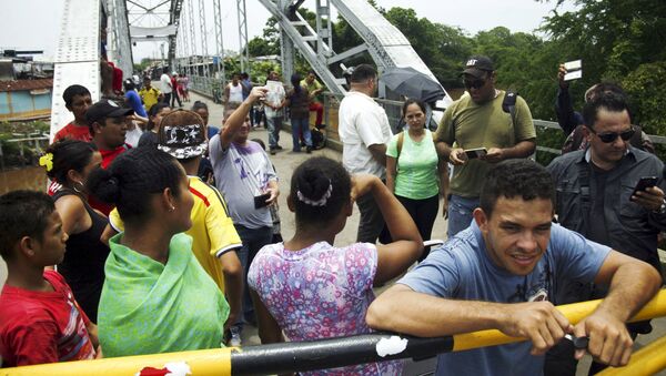 La frontera entre Venezuela y Colombia - Sputnik Mundo