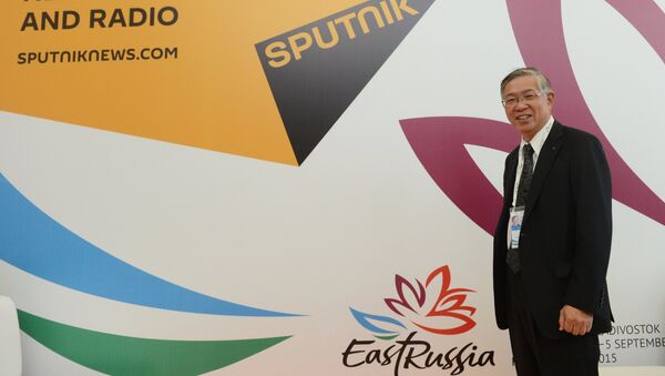 Shigeru Murayama, jefe de la compañía Kawasaki Heavy Industries y presidente de la asociación japonesa de comercio con Rusia y países emergentes (ROTOBO) - Sputnik Mundo