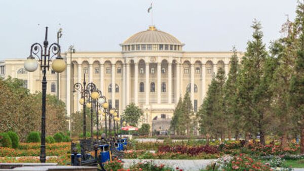 Palacio presidencial en Dusambé, capital de Tayikistán - Sputnik Mundo