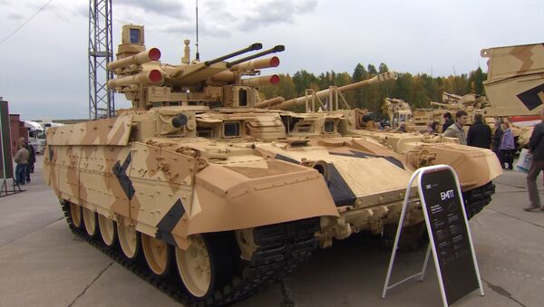 Russia Arms Expo 2015: Terminator-2, véhicule de soutien de chars - Sputnik Mundo