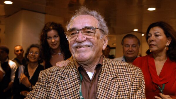 Colombian writer and Nobel Prize for Literature 1982 Gabriel Garcia Marquez attends 05 December, 2006 in Havana the inauguration of the XXVIII New Latin American Cinema festival. - Sputnik Mundo