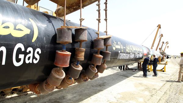Construcción de gasoducto en Irán - Sputnik Mundo