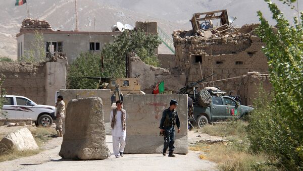 Prisión en la provincia afgana de Ghazni después de la explosión, el 14 de septiembre, 2015 - Sputnik Mundo