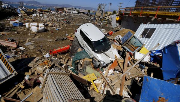 Consecuencias del sismo en Chile - Sputnik Mundo