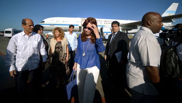Cristina Fernández de Kirchner, la presidenta de Argentina - Sputnik Mundo