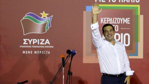 El dirigente de Syriza, Alexis Tsipras - Sputnik Mundo