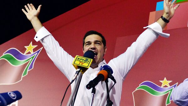Alexis Tsipras, vencedor de las elecciones parlamentarias celebradas en Grecia - Sputnik Mundo