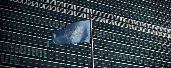 Bandera de la ONU Bandera de la ONU - Sputnik Mundo