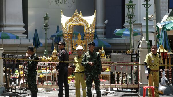El lugar de atentado en Bangkok (Archivo) - Sputnik Mundo