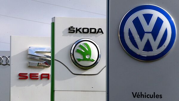 Logos de Volkswagen, Skoda, Audi, Seat - Sputnik Mundo