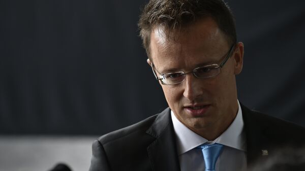 Péter Szijjártó, ministro de Exteriores de Hungría - Sputnik Mundo